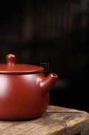 《玉潤》宜興紫砂壺助理工藝美術師純手工大紅袍泡茶壺茶具