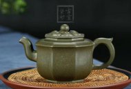 《如意八方》宜興紫砂壺高級工藝美術師純手工民國綠中壺茶具泡茶壺八方