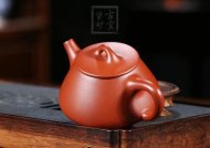 《子冶石瓢》宜興紫砂壺大紅袍全手工純手工茶壺茶具石瓢