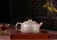 《竹節(jié)供春》宜興紫砂壺青段工藝美術師手工茶壺茶具