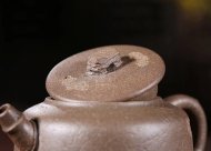 《竹節(jié)供春》宜興紫砂壺青段工藝美術師手工茶壺茶具