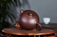 《竹節西施》宜興紫砂壺工藝美術師純手工紫泥茶壺全手工西施紫砂壺