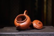 《掇只》宜興紫砂壺掇只助理工藝美術師手工泡茶壺茶具朱泥