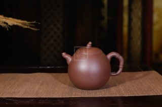 《佛肚竹》宜興紫砂壺工藝美術師手工紫泥茶壺具 《佛肚竹》宜興紫砂壺工藝美術師手工紫泥茶壺具