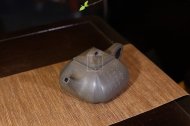 《四方抽角石瓢》經(jīng)典紫砂壺抽角宜興全手工高級工藝美術(shù)師泡茶壺茶具蟹殼青段泥