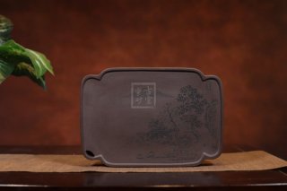 《宜興紫砂儲水式壺承/干泡盤》宜興工紫砂壺紫砂茶壺茶具 《宜興紫砂儲水式壺承/干泡盤》宜興工紫砂壺紫砂茶壺茶具