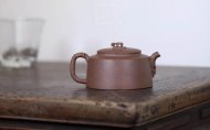 《硯山壺》宜興紫砂壺實力派名家手工段泥竹井欄茶壺茶具