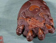 《掌握乾坤大權在握》宜興紫砂壺作品全手工紫砂