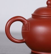 《水平》宜興紫砂壺助理工藝美術師手工水平大紅袍