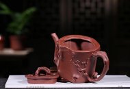 《明式梅樁》紫砂壺宜興高級工藝美術師手工底槽青梅樁泡茶壺茶壺
