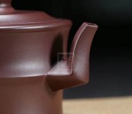 《竹段》宜興紫砂壺工藝美術師手工竹段紫茄泥