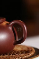 《祥云壺》宜興紫砂壺底槽青創新壺全手工茶壺