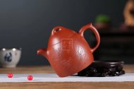 《秦權》宜興紫砂壺工藝美術師純手工大紅袍中壺茶具泡茶壺秦權