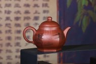 《六方宮燈》宜興紫砂壺工藝美術師純手工底槽青茶壺全手工宮燈紫砂壺