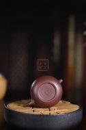 《玉如意》宜興紫砂茶壺工藝美術師底槽青如意
