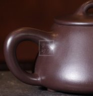 《石瓢》宜興紫砂壺實(shí)力派藝人純手工石瓢紫泥紫砂茶壺