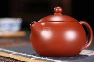 《西施壺》宜興紫砂壺全手工助理工藝美術師茶具純泡茶壺大紅袍西施