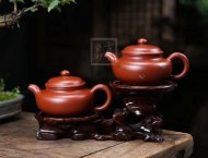 《百福仿古》宜興紫砂壺手工助理工藝美術(shù)師大師收藏級茶壺大紅袍