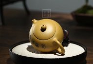 《西施套組》宜興紫砂壺工藝美術師純手工黃金段西施茶壺紫砂茶具