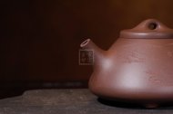 《石瓢》宜興工藝美術師手工紫砂壺紫泥料茶壺石瓢茶具