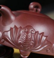 《福臨門》宜興高級工藝美術師手工紫砂壺全手工底槽青泡茶壺