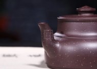 《金砂納福》紫泥紫砂茶壺全手工工藝美術師宜興原礦紫砂喝茶壺