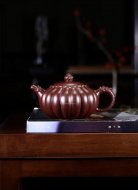 《龍如意》工藝美術師全手工花器紫朱泥紫砂壺