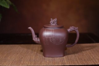 《威震四方》宜興紫砂壺名家工藝美術(shù)師全手工泡茶壺茶具楊國(guó)琴老師大廠拼紫泥 《威震四方》宜興紫砂壺名家工藝美術(shù)師全手工泡茶壺茶具楊國(guó)琴老師大廠拼紫泥