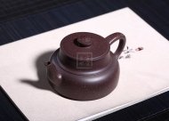 《金砂納福》紫泥紫砂茶壺全手工工藝美術師宜興原礦紫砂喝茶壺