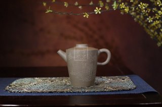 《圓錦》宜興紫砂壺全手工青段泥茶具茶壺 《圓錦》宜興紫砂壺全手工青段泥茶具茶壺