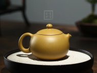 《西施套組》宜興紫砂壺工藝美術師純手工黃金段西施茶壺紫砂茶具