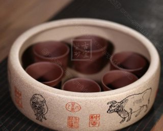 《五牛圖水洗》 《五牛圖水洗》