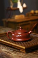 《扁玉》宜興紫砂壺工藝美術師手工大紅袍泡茶壺茶具