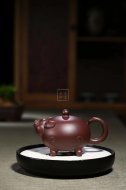 《財源滾滾》宜興紫砂壺全手工泡茶壺工藝美術師大師底槽青
