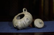 《南瓜》宜興紫砂壺名家助理工藝美術師純手工青灰段中壺茶具功夫泡茶壺家用南瓜套裝