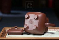 《清雅四方》宜興實(shí)力派名家張偉軍大師紫泥紫砂壺全手工功夫泡茶壺