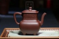 《清雅四方》宜興實(shí)力派名家張偉軍大師紫泥紫砂壺全手工功夫泡茶壺