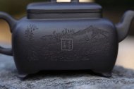 《上善若水》宜興紫砂壺全手工工藝美術(shù)師茶具純泡茶壺稀有石黃泥