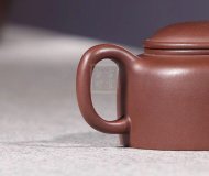 《牛蓋蓮子》宜興紫砂壺高級工藝美術師手工拼紫泥牛蓋蓮子茶壺茶具