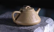 《子冶石瓢》宜興紫砂壺實力派名家手工石瓢黃段